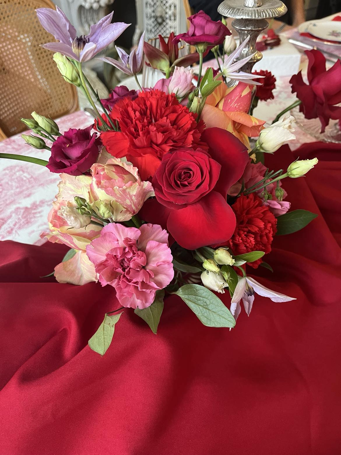 Des fleurs fraîches pour décorer la plus belle maison d'hôtes de Namur